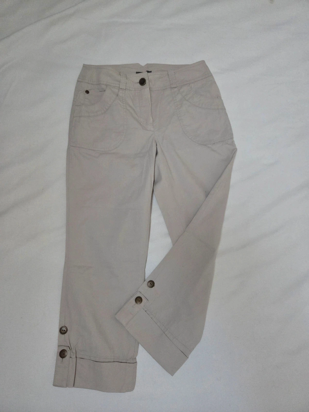Pantacourt vintage beige – Taille 36